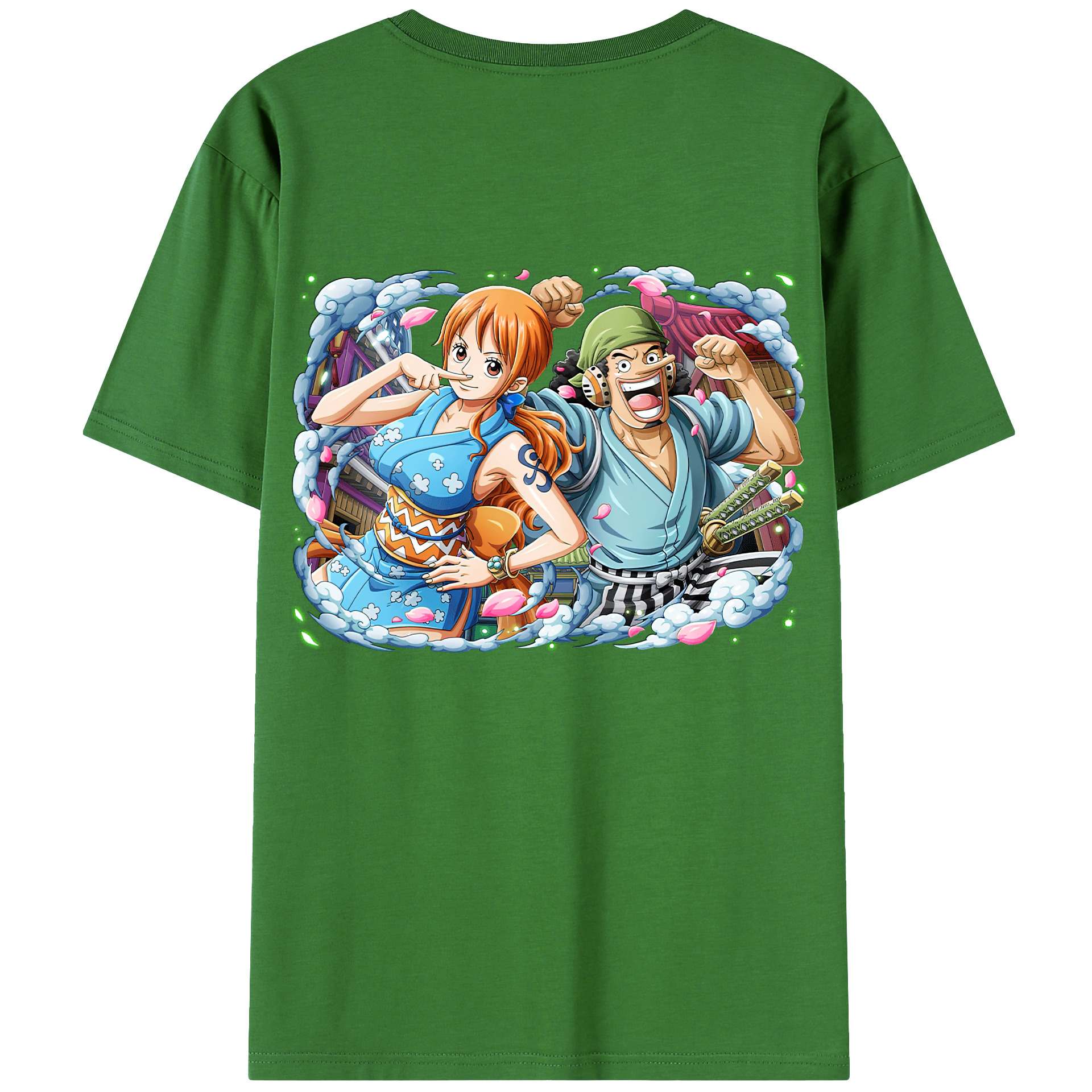 （画像用） ワンピース ナミ ONE PIECE Nami レディース半袖Tシャツ(バックプリント)